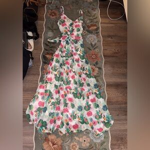 Floral Maxi Dress - Multicolor